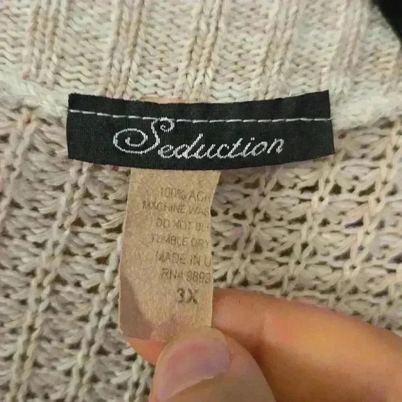 Pink Knit Cardigan - Picture 3 of 7